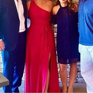 Pink event dress size 8